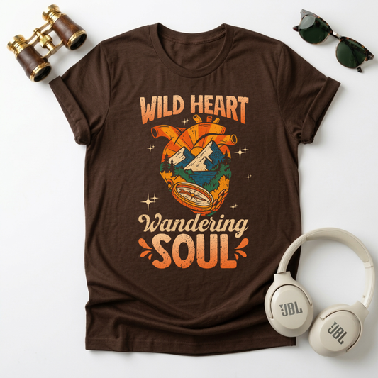 Wild Heart Wandering Soul Unisex Softstyle T-Shirt