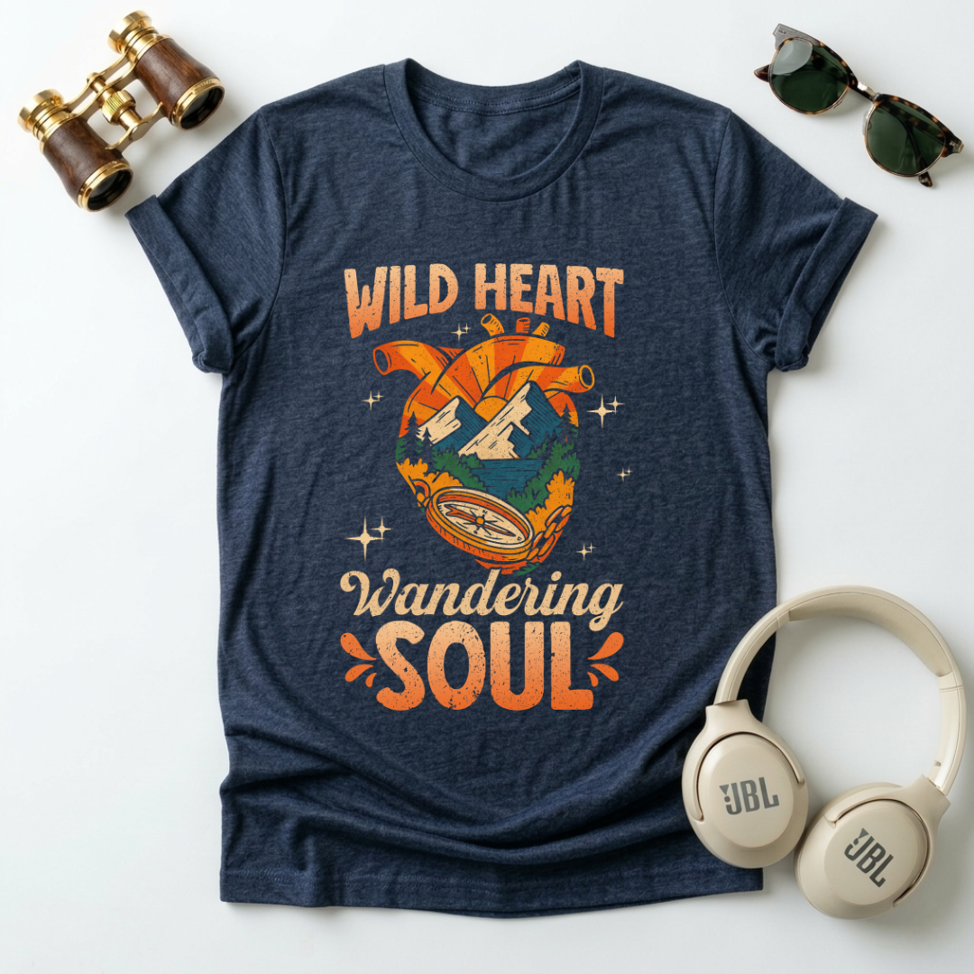 Wild Heart Wandering Soul Unisex Softstyle T-Shirt