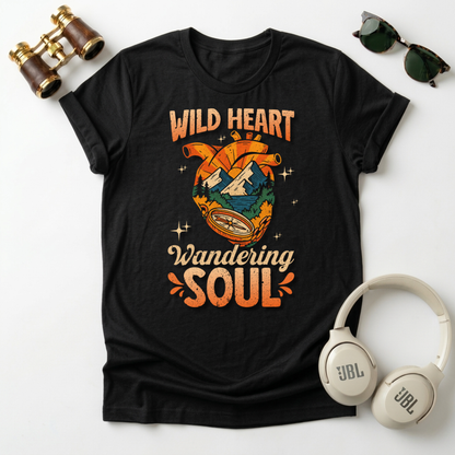 Wild Heart Wandering Soul Unisex Softstyle T-Shirt