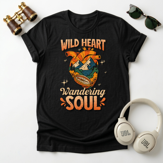 Wild Heart Wandering Soul Unisex Softstyle T-Shirt