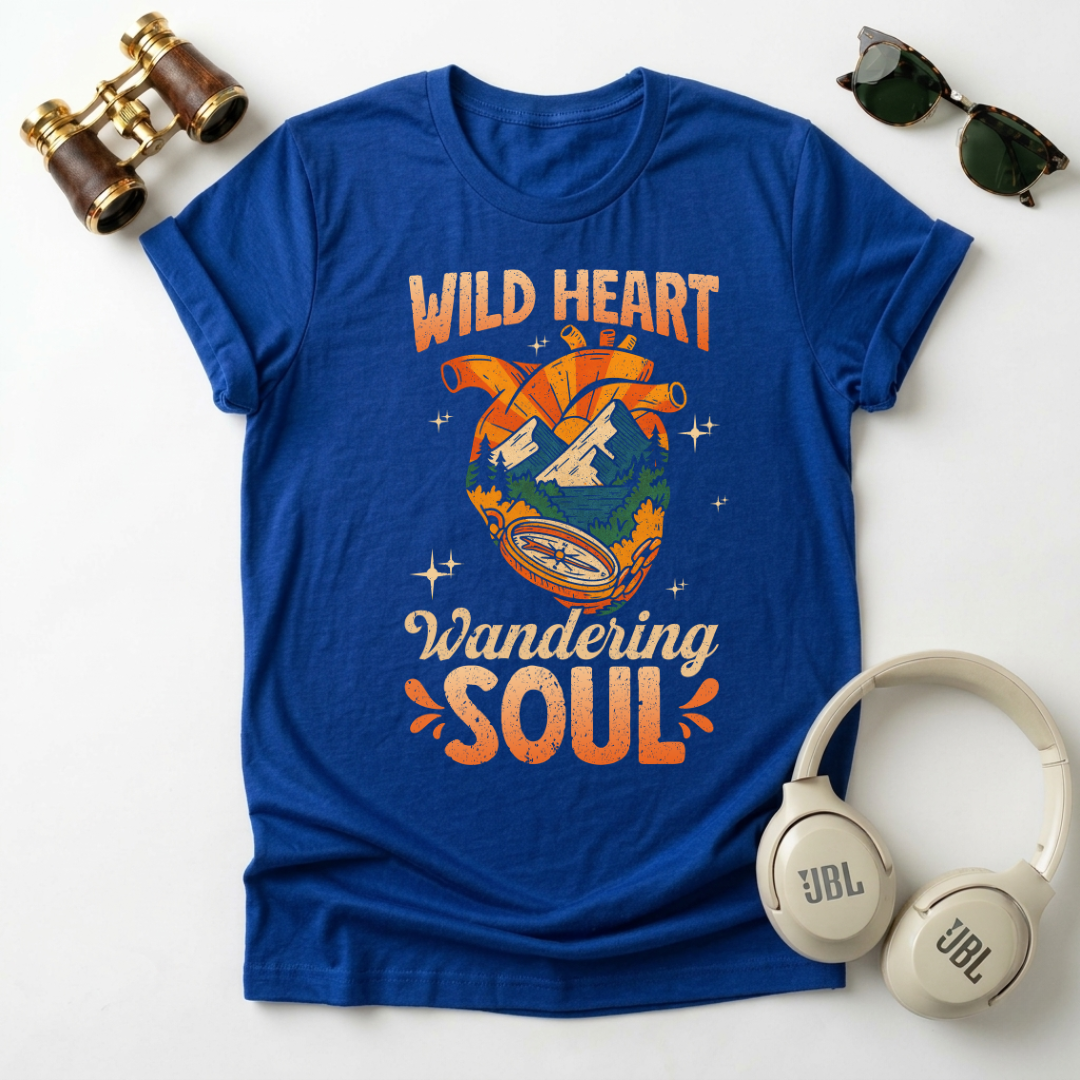 Wild Heart Wandering Soul Unisex Softstyle T-Shirt
