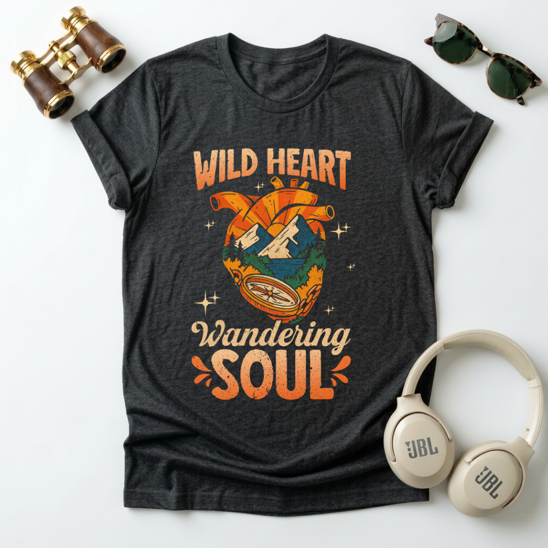 Wild Heart Wandering Soul Unisex Softstyle T-Shirt