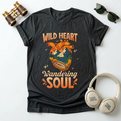 Wild Heart Wandering Soul Unisex Softstyle T-Shirt