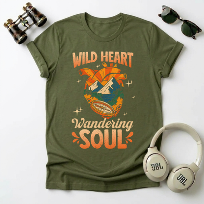 Wild Heart Wandering Soul Unisex Softstyle T-Shirt