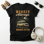 Wander Always Wonder  Often Unisex T-Shirt