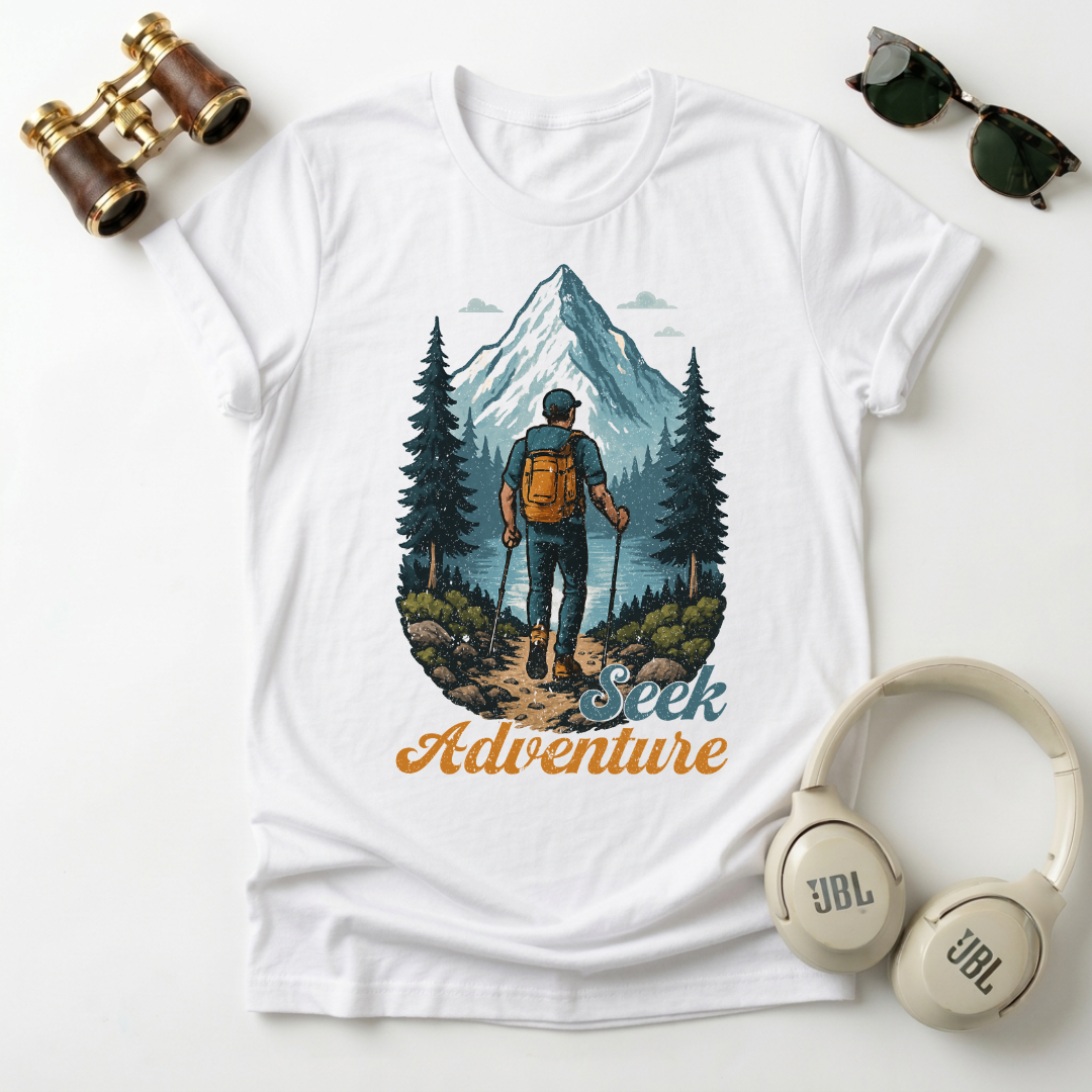 Seek Adventure Unisex Softstyle T-Shirt