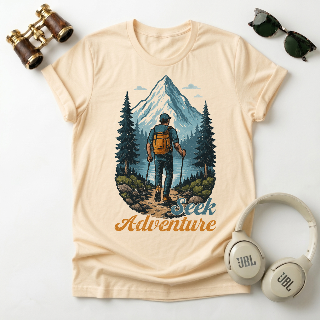 Seek Adventure Unisex Softstyle T-Shirt