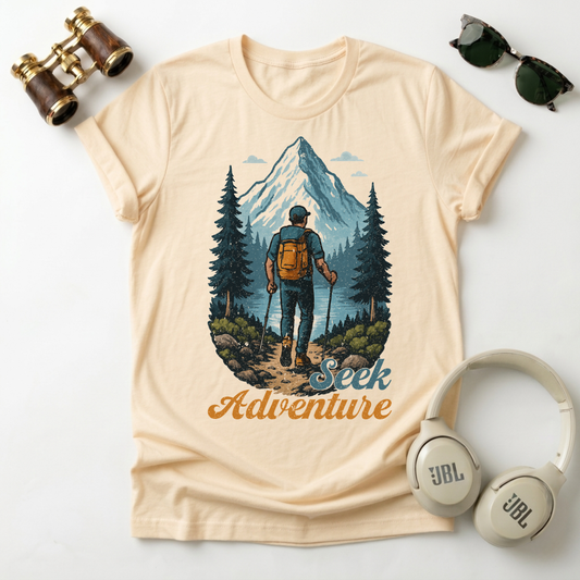 Seek Adventure Unisex Softstyle T-Shirt