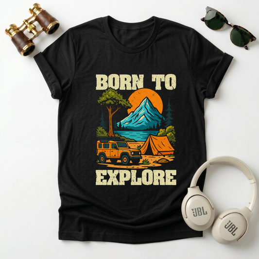 Born To Explore Unisex Softstyle T-Shirt