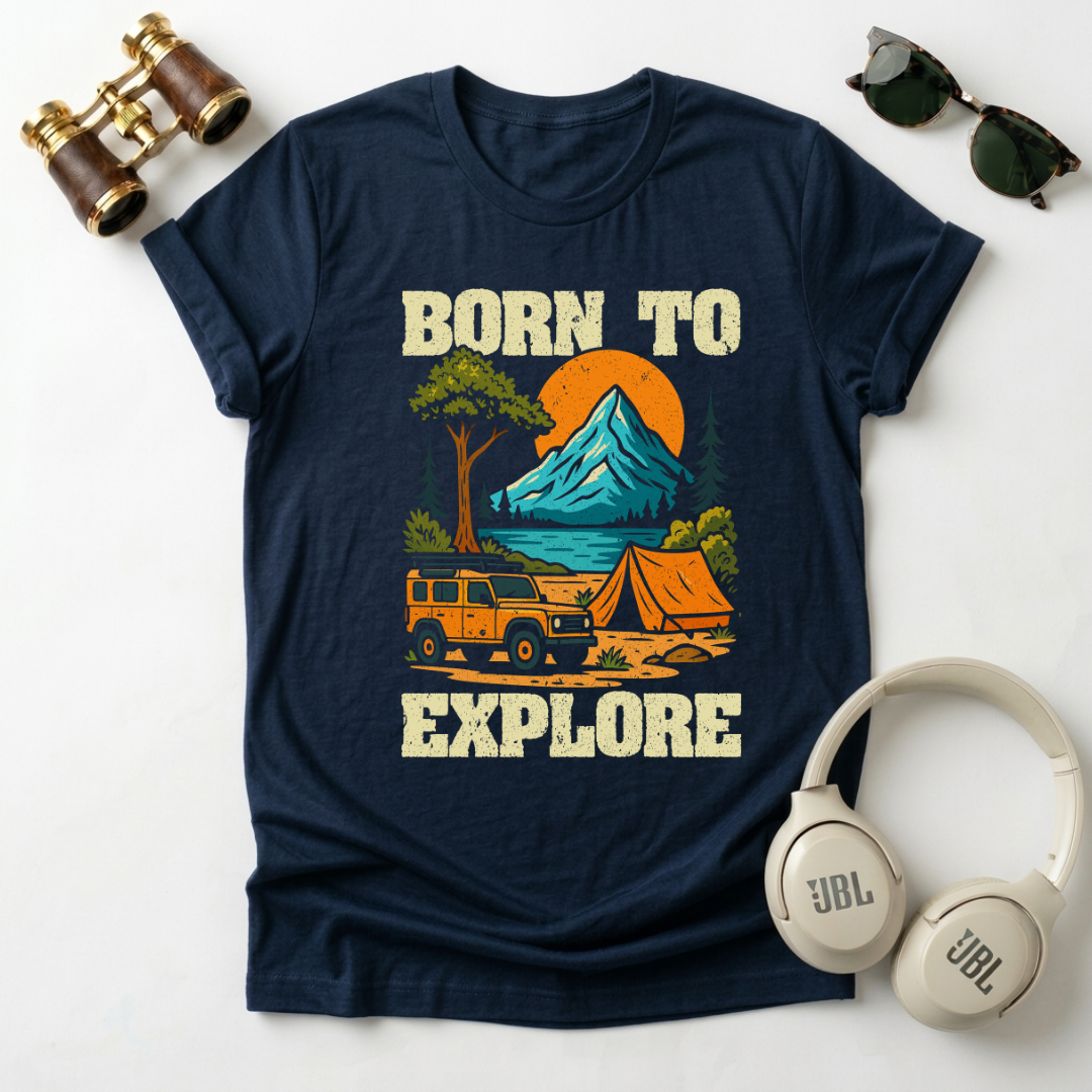 Born To Explore Unisex Softstyle T-Shirt