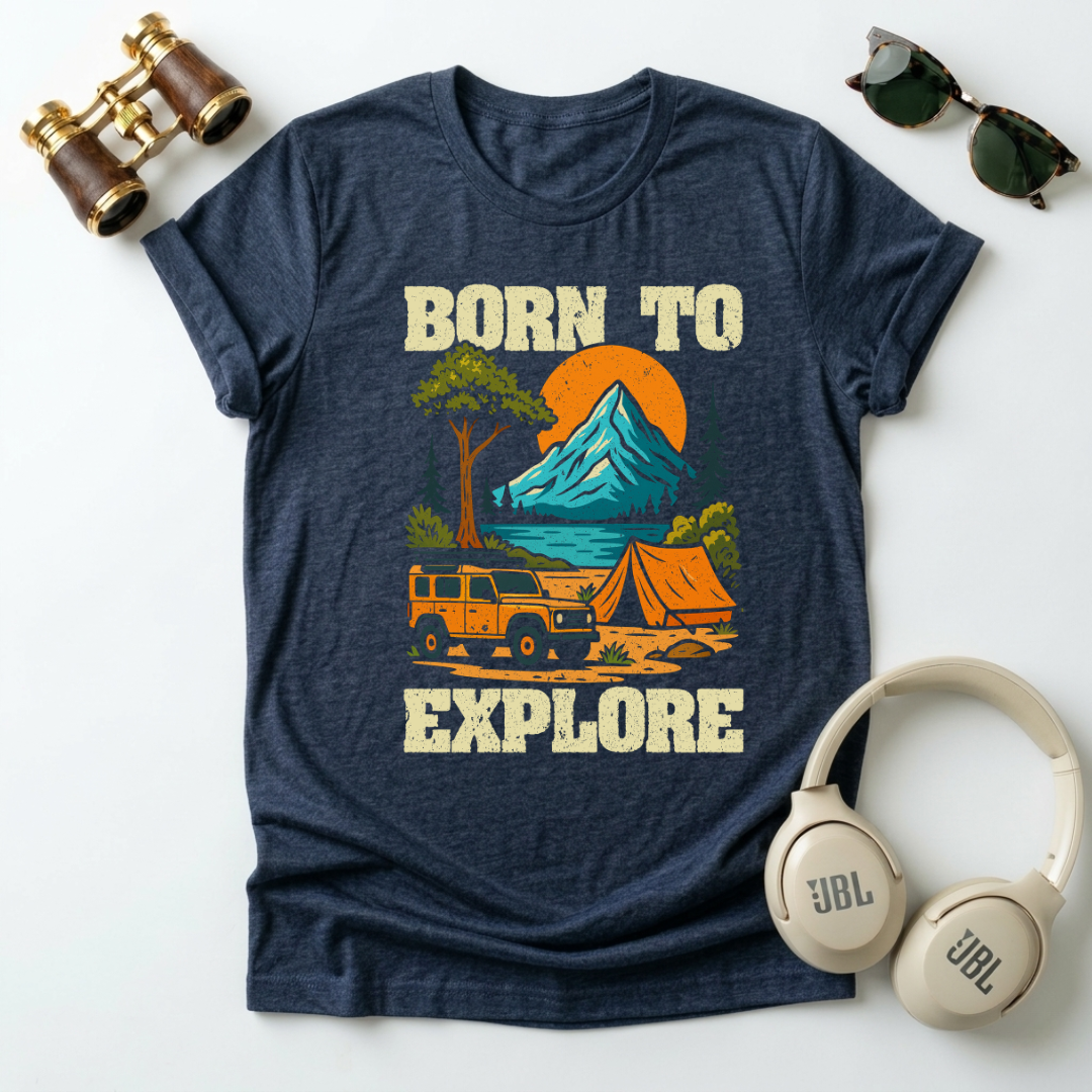 Born To Explore Unisex Softstyle T-Shirt