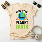 Home Office Planet Earth Tee