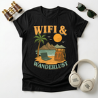 Wifi And Wanderlust  Unisex Tee