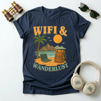 Wifi And Wanderlust  Unisex Tee