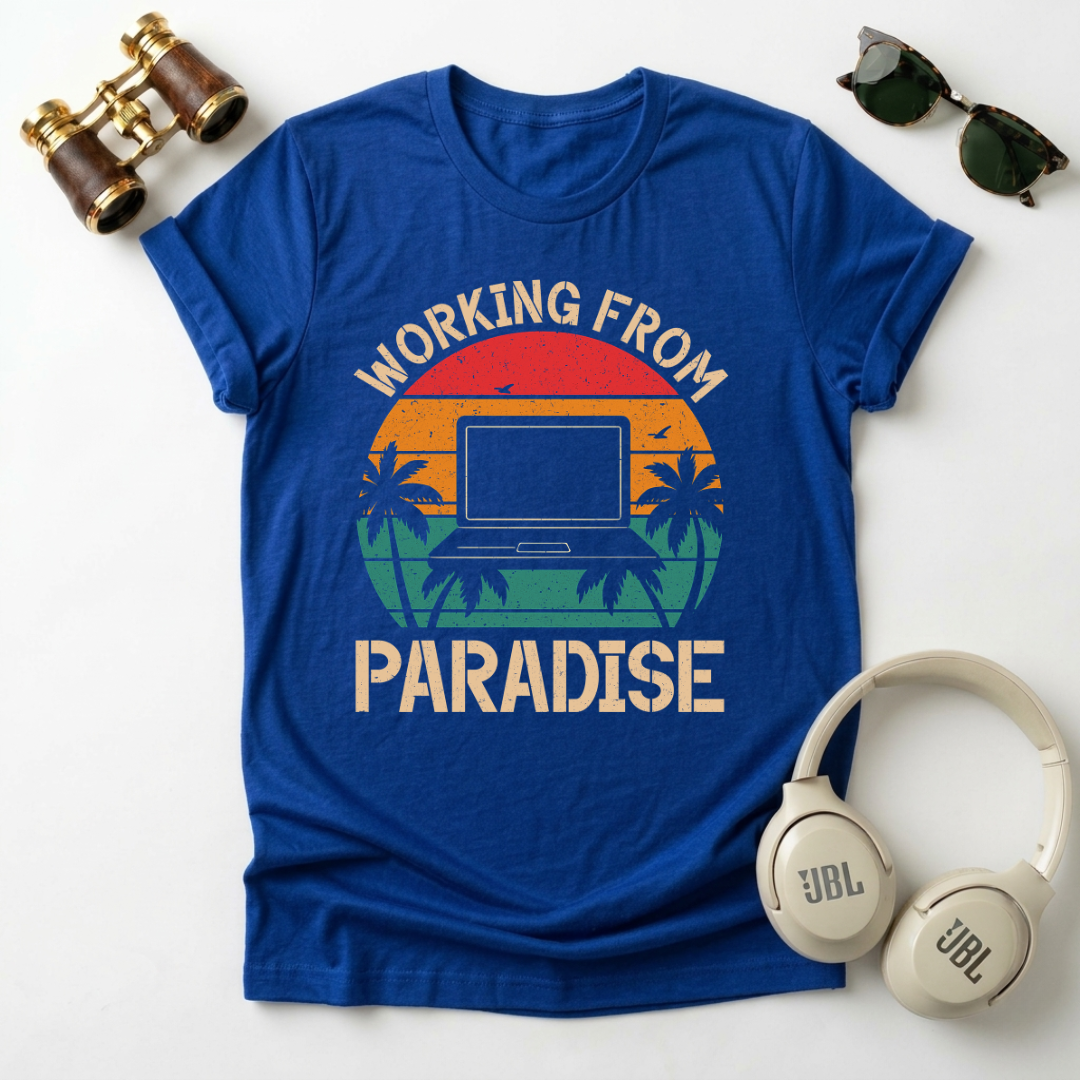 Working From Paradise Unisex T-Shirt