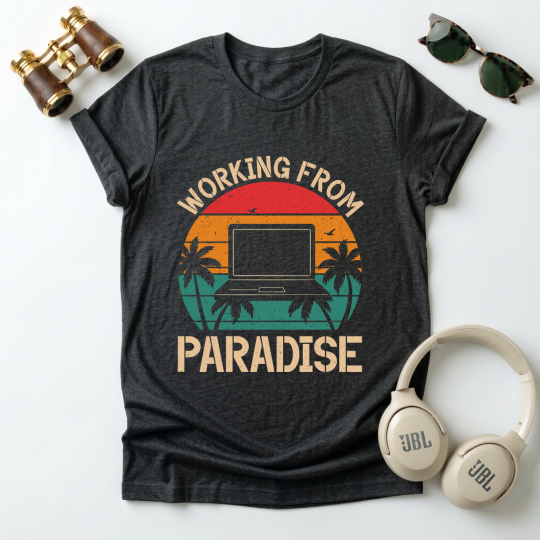 Working From Paradise Unisex T-Shirt