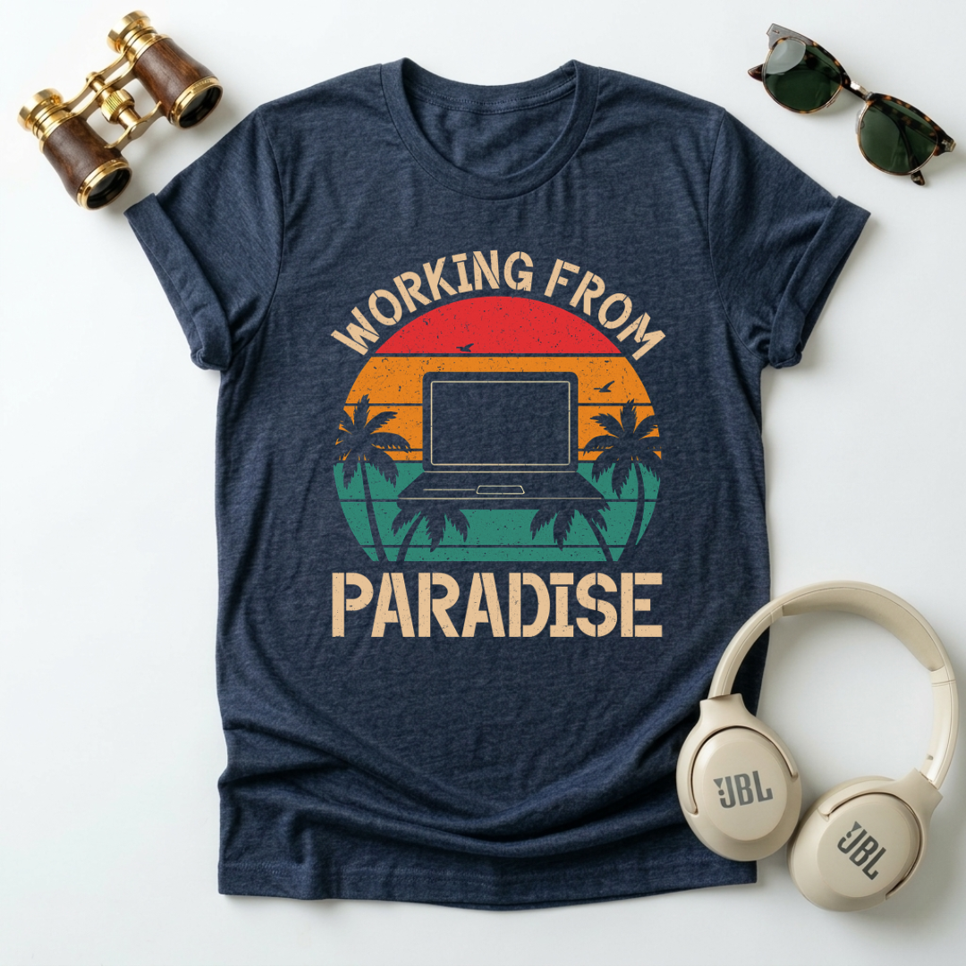 Working From Paradise Unisex T-Shirt