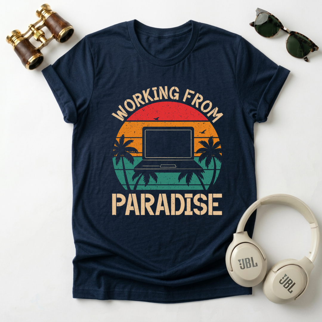 Working From Paradise Unisex T-Shirt
