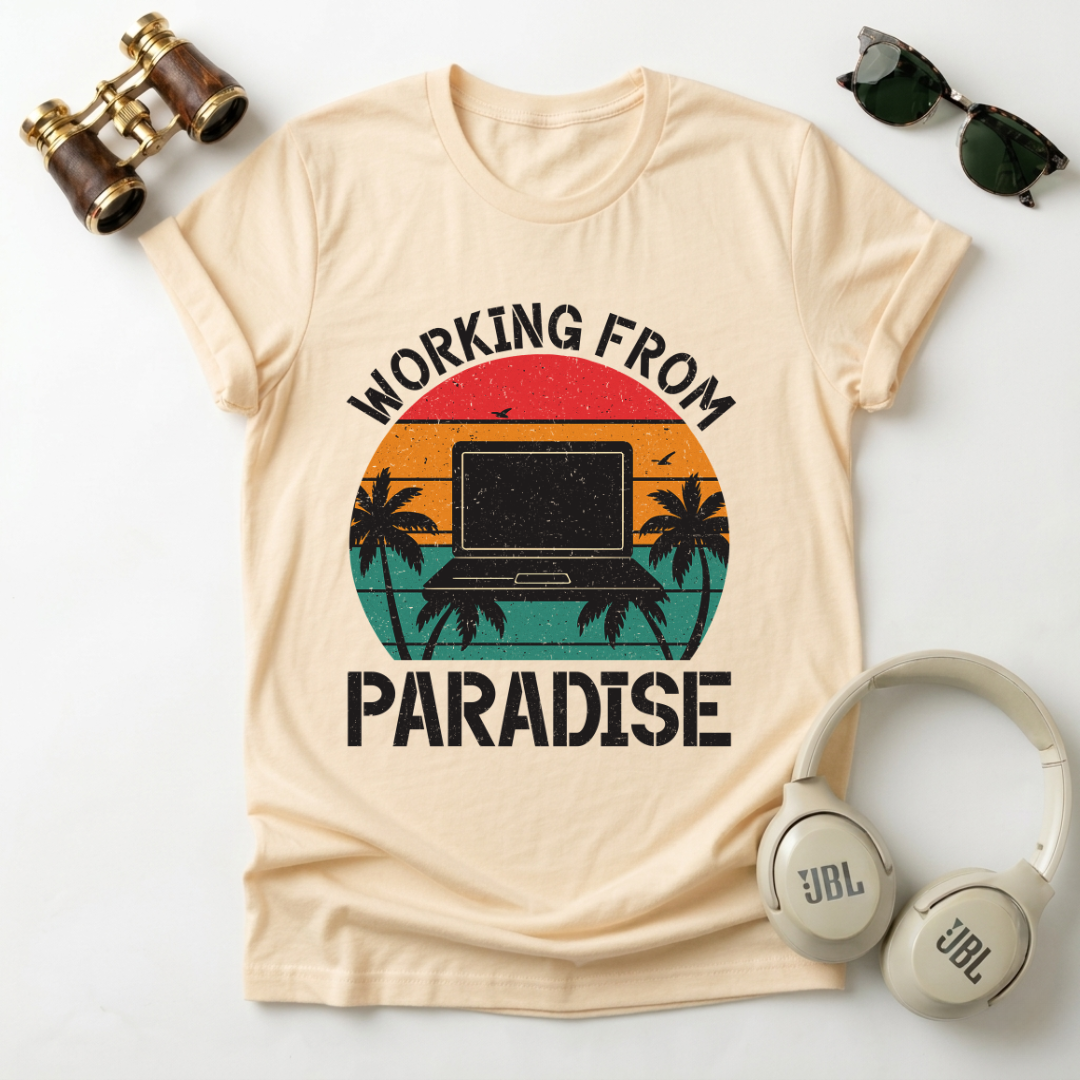 Working From Paradise Tee