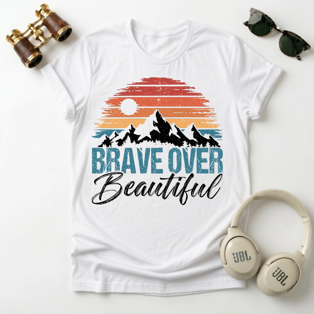 Brave Over Beautiful Unisex Softstyle T-Shirt