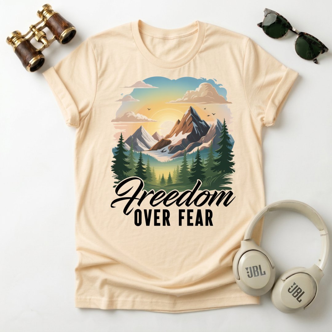 Freedom Over Fear Unisex Softstyle T-Shirt
