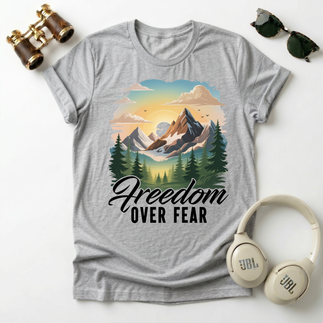 Freedom Over Fear Unisex Softstyle T-Shirt