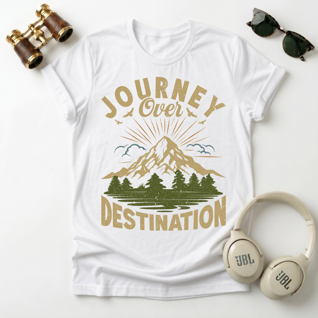 Journey Over Destination Unisex Softstyle T-Shirt