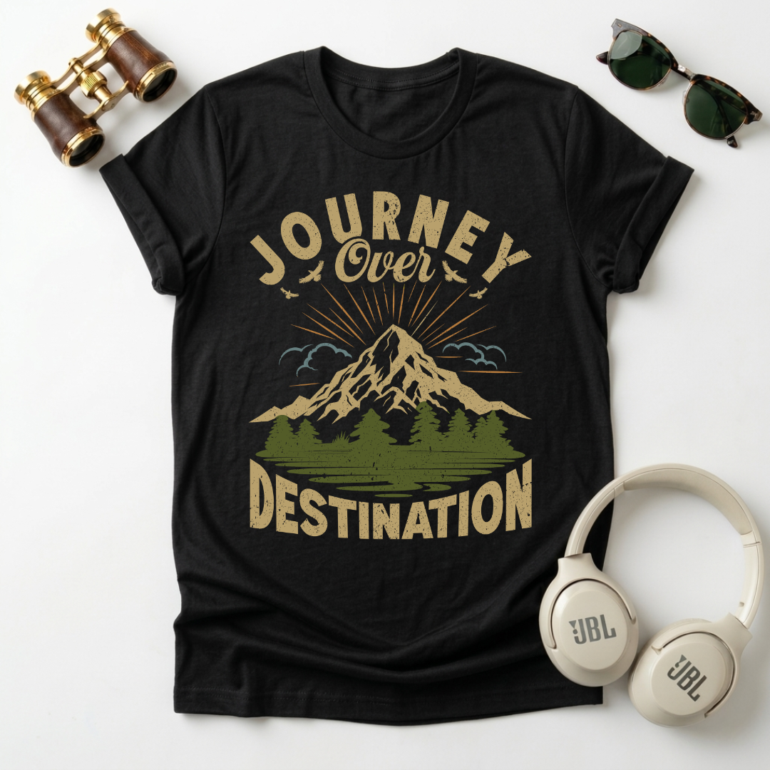 Journey Over Destination Unisex Softstyle T-Shirt