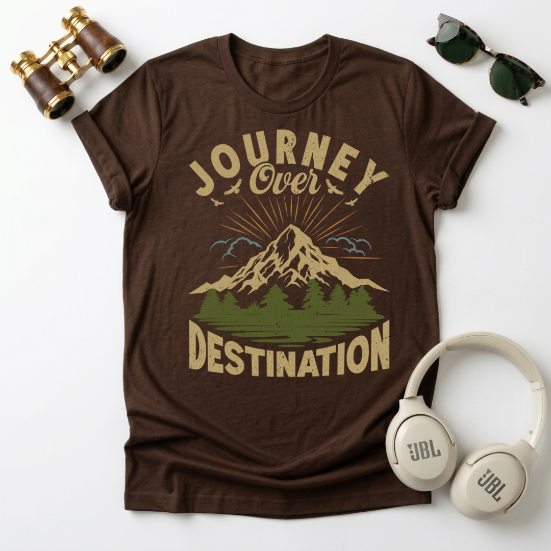 Journey Over Destination Unisex Softstyle T-Shirt