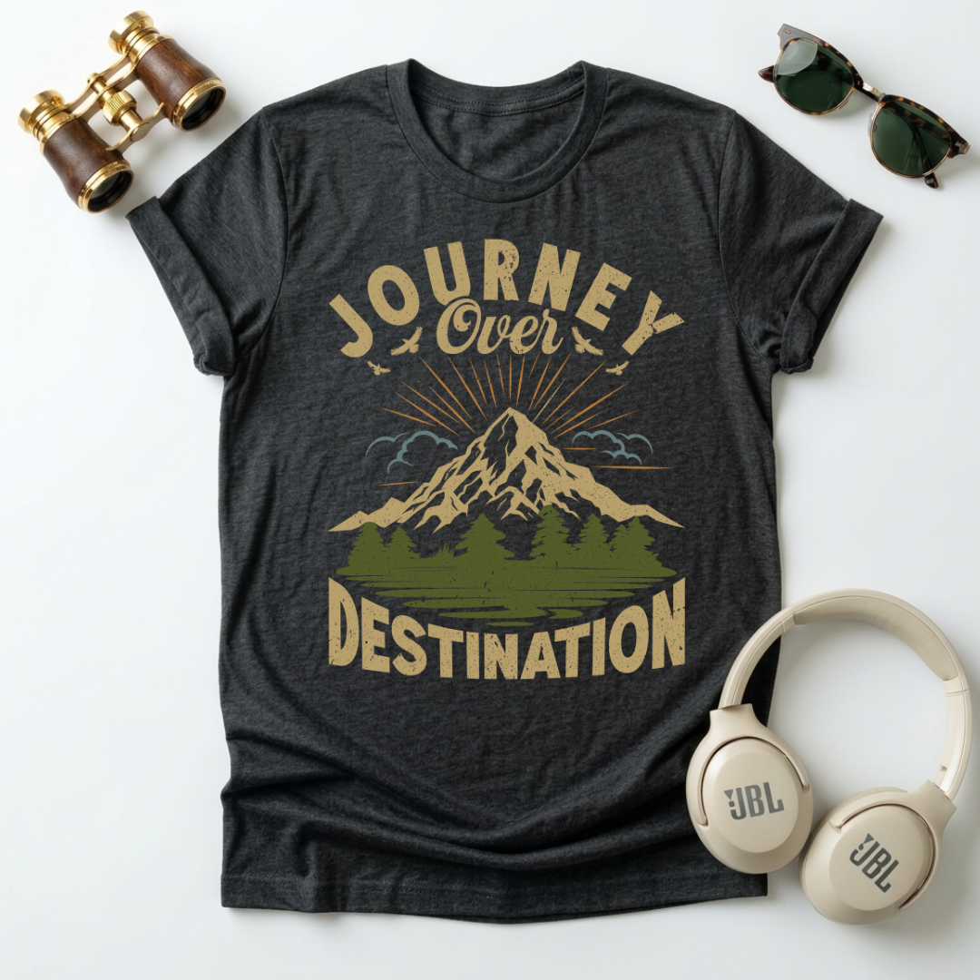 Journey Over Destination Unisex Softstyle T-Shirt