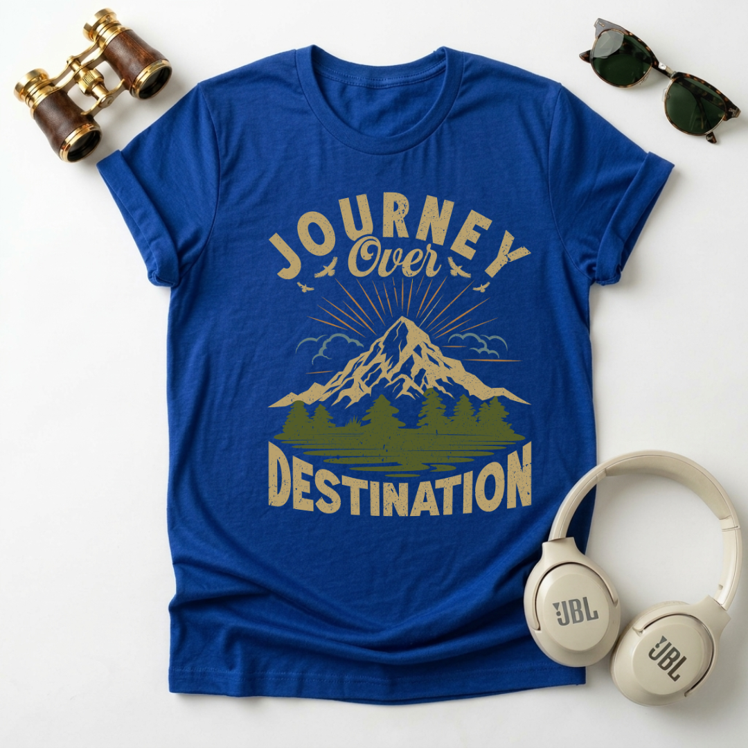 Journey Over Destination Unisex Softstyle T-Shirt