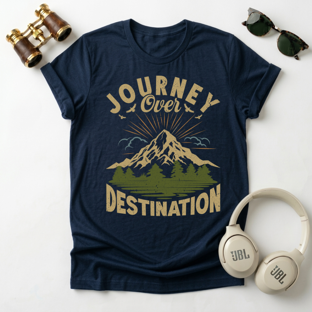 Journey Over Destination Unisex Softstyle T-Shirt