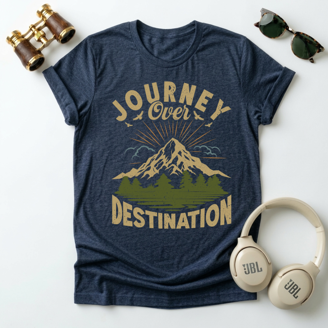 Journey Over Destination Unisex Softstyle T-Shirt