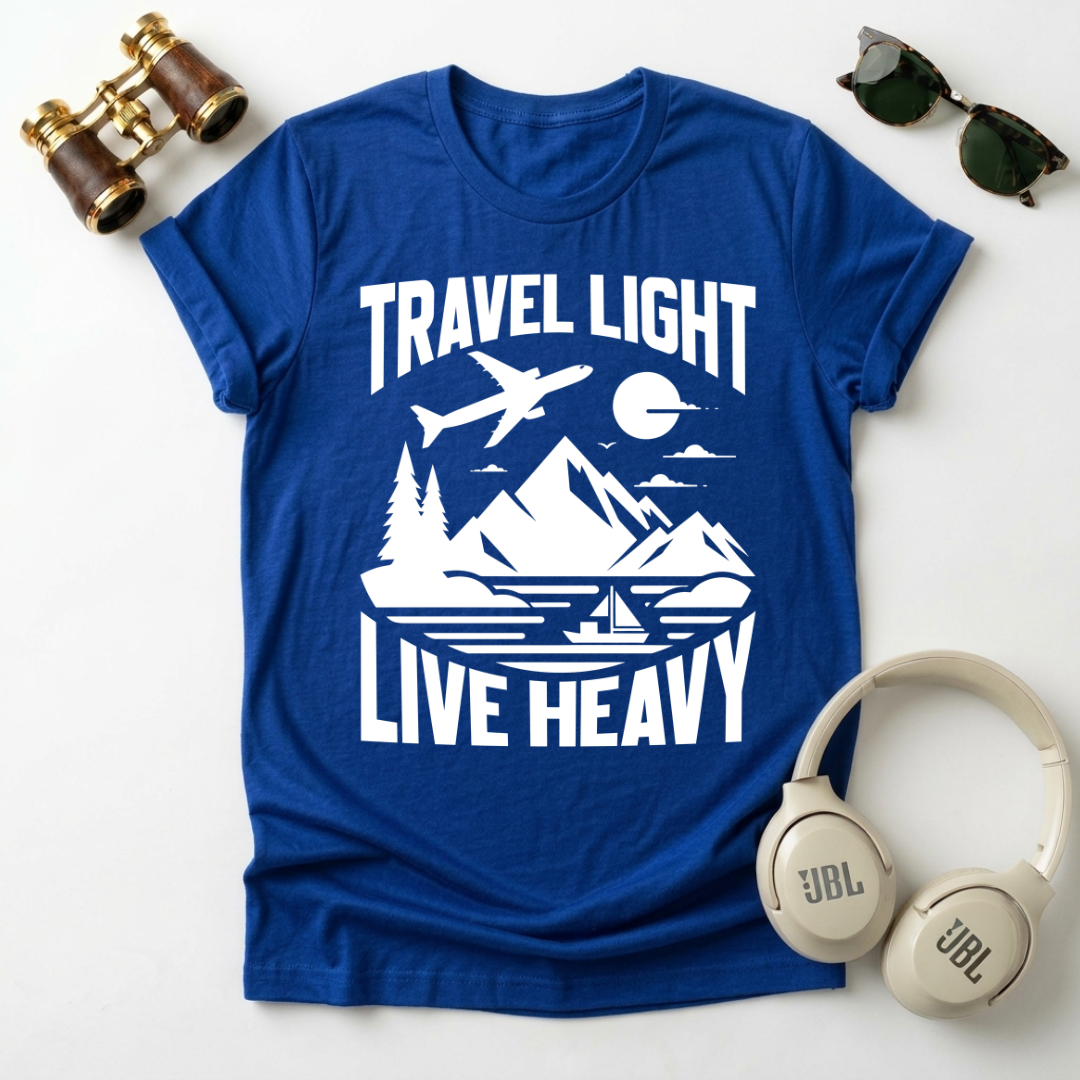 Travel Light Live Heavy Unisex Softstyle T-Shirt