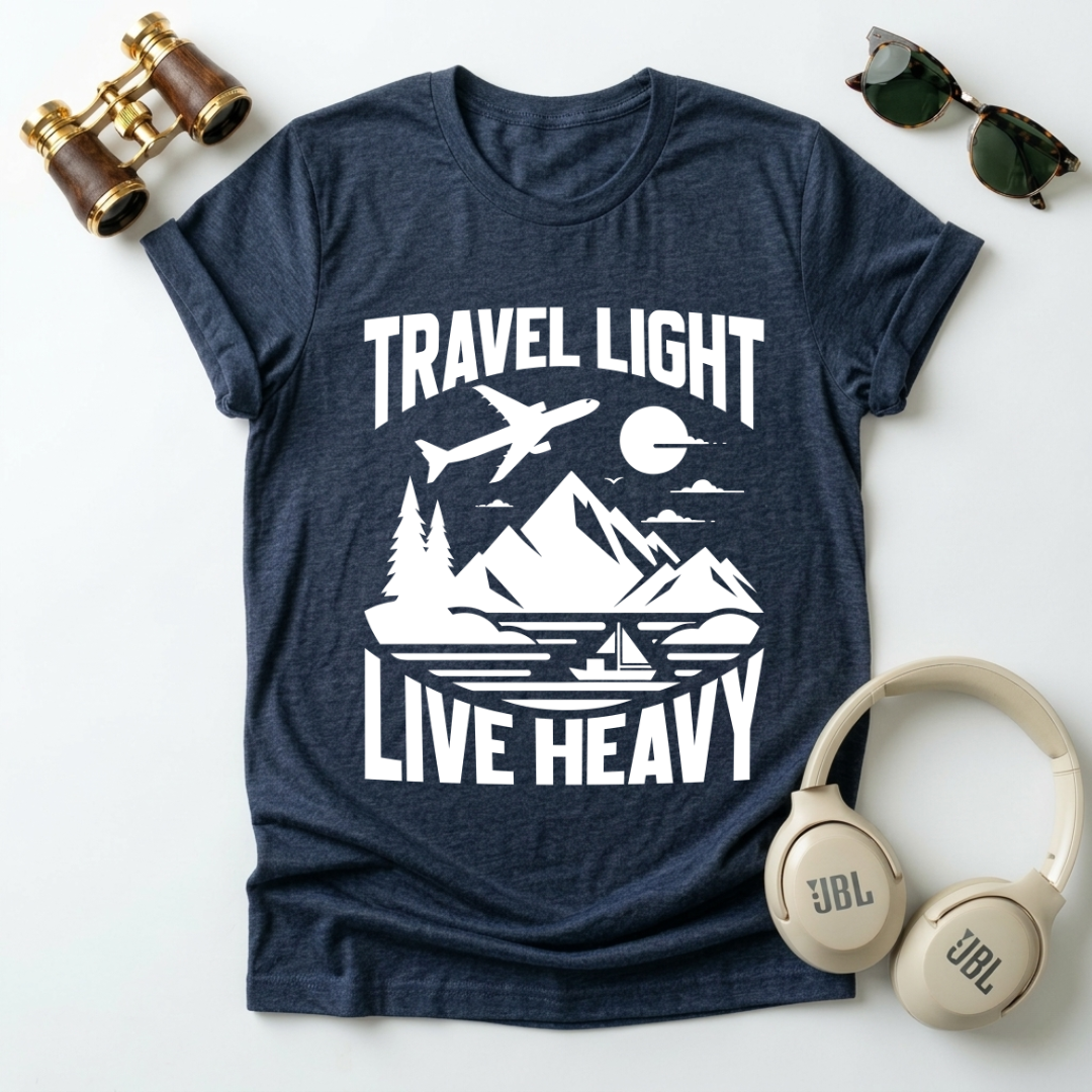 Travel Light Live Heavy Unisex Softstyle T-Shirt
