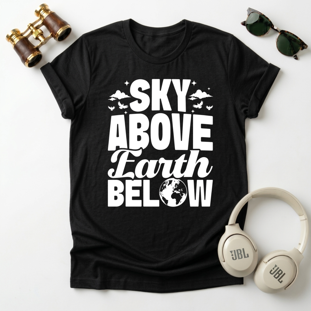 Sky Above Earth Below Unisex  T-Shirt