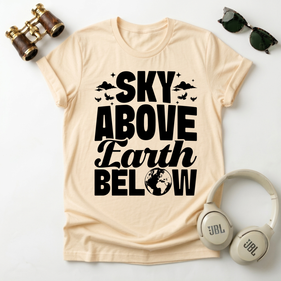 Sky Above Earth Below Unisex  T-Shirt