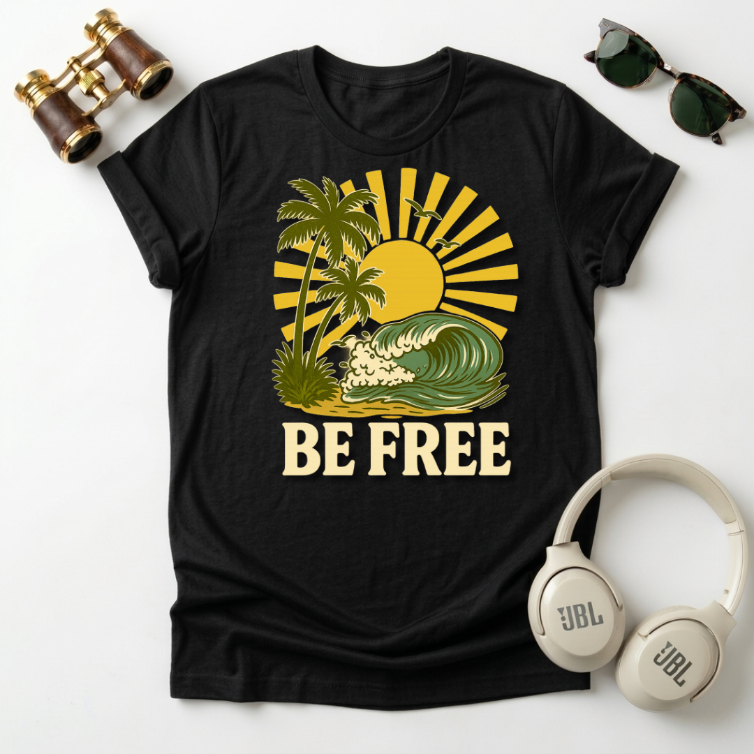 Be Free Unisex Travel T-Shirt