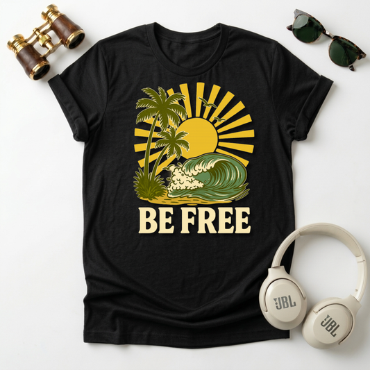Be Free Unisex Travel T-Shirt