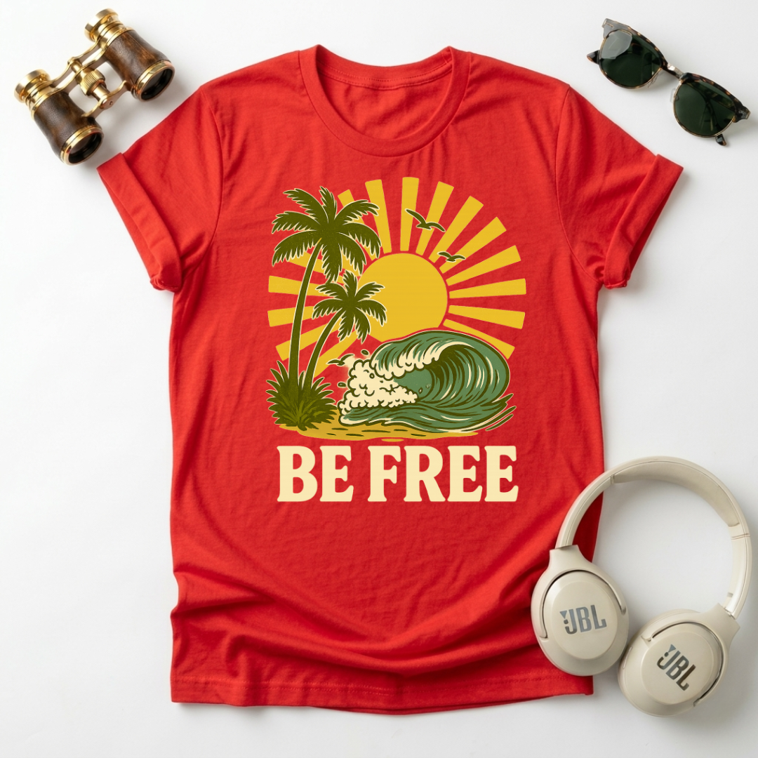 Be Free Unisex Travel T-Shirt
