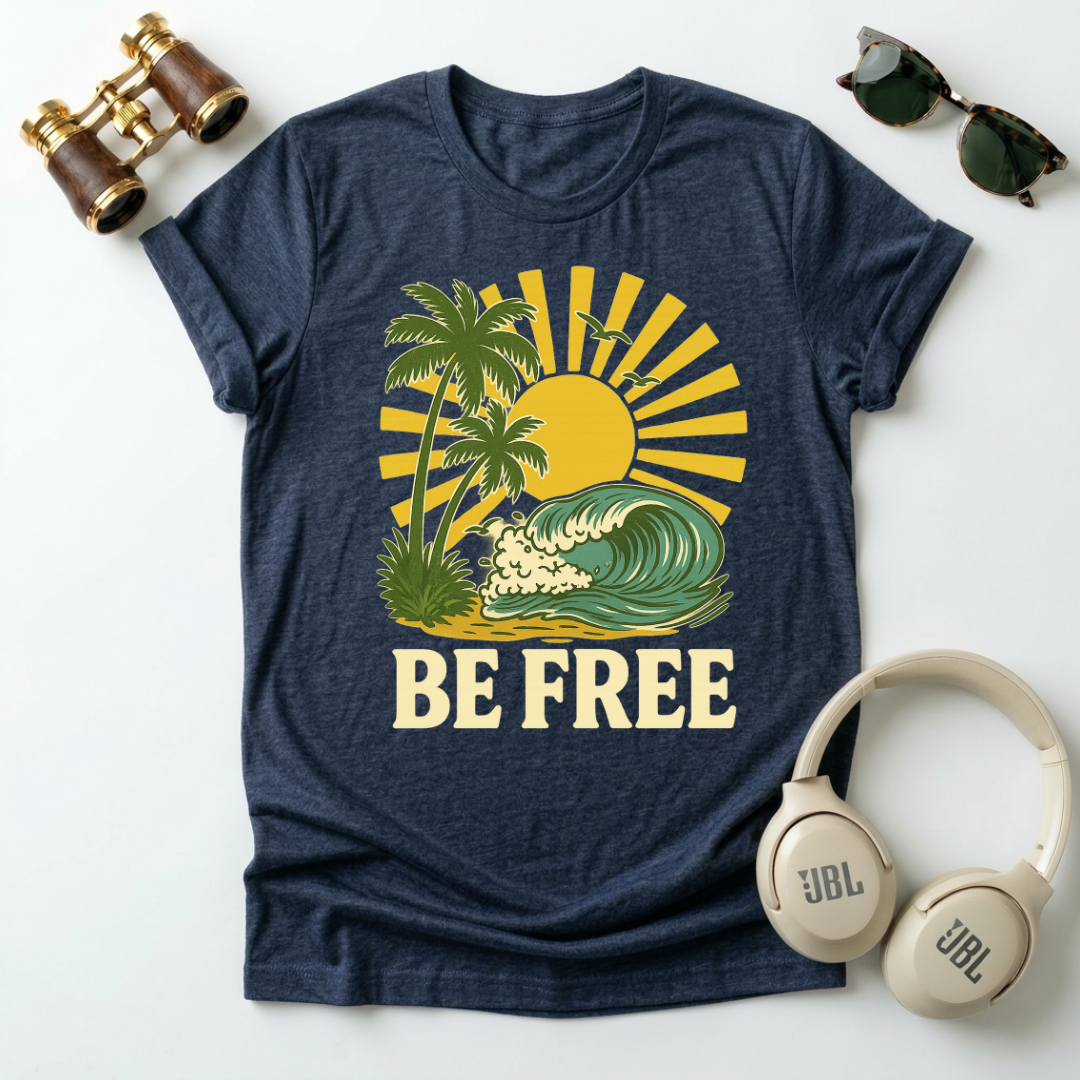 Be Free Unisex Travel T-Shirt