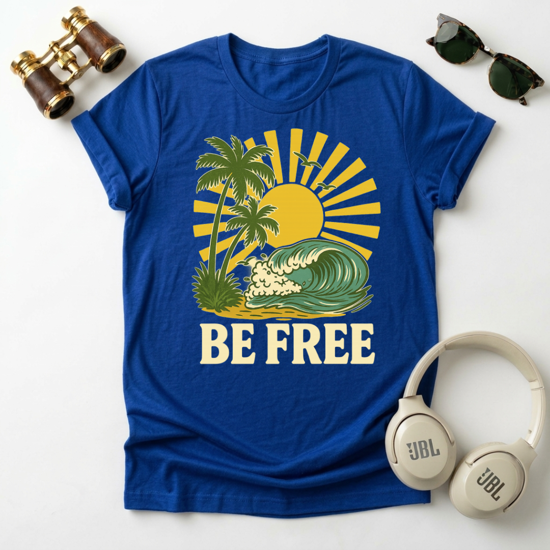 Be Free Unisex Travel T-Shirt
