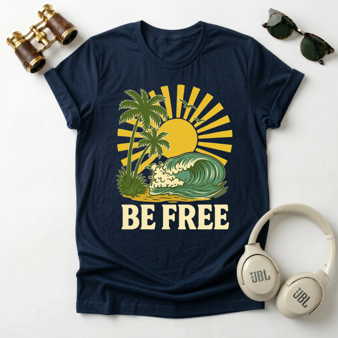 Be Free Unisex Travel T-Shirt