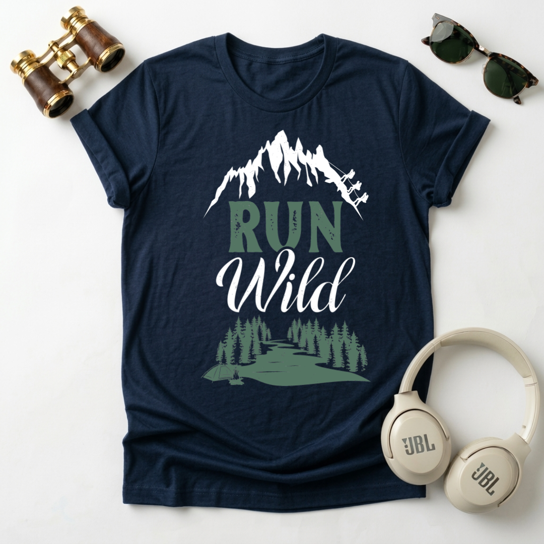 "Run Wild "Mountain Adventure Unisex T-Shirt