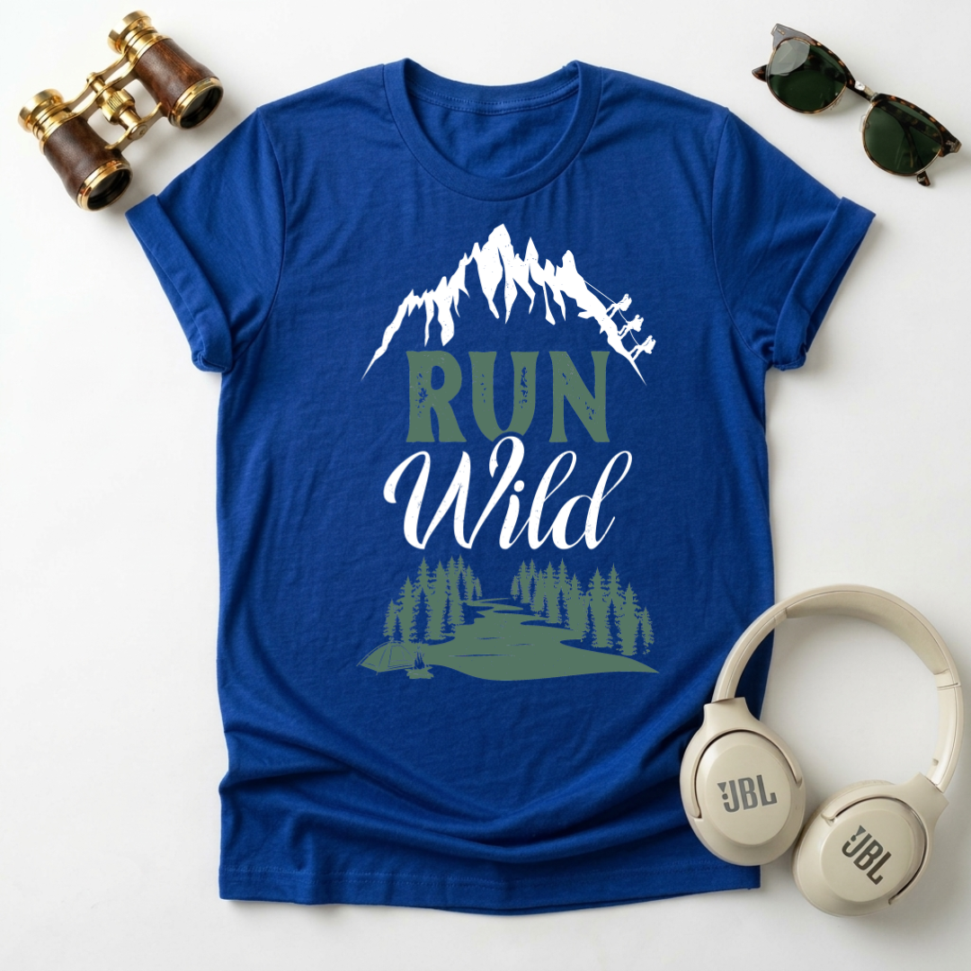 "Run Wild "Mountain Adventure Unisex T-Shirt