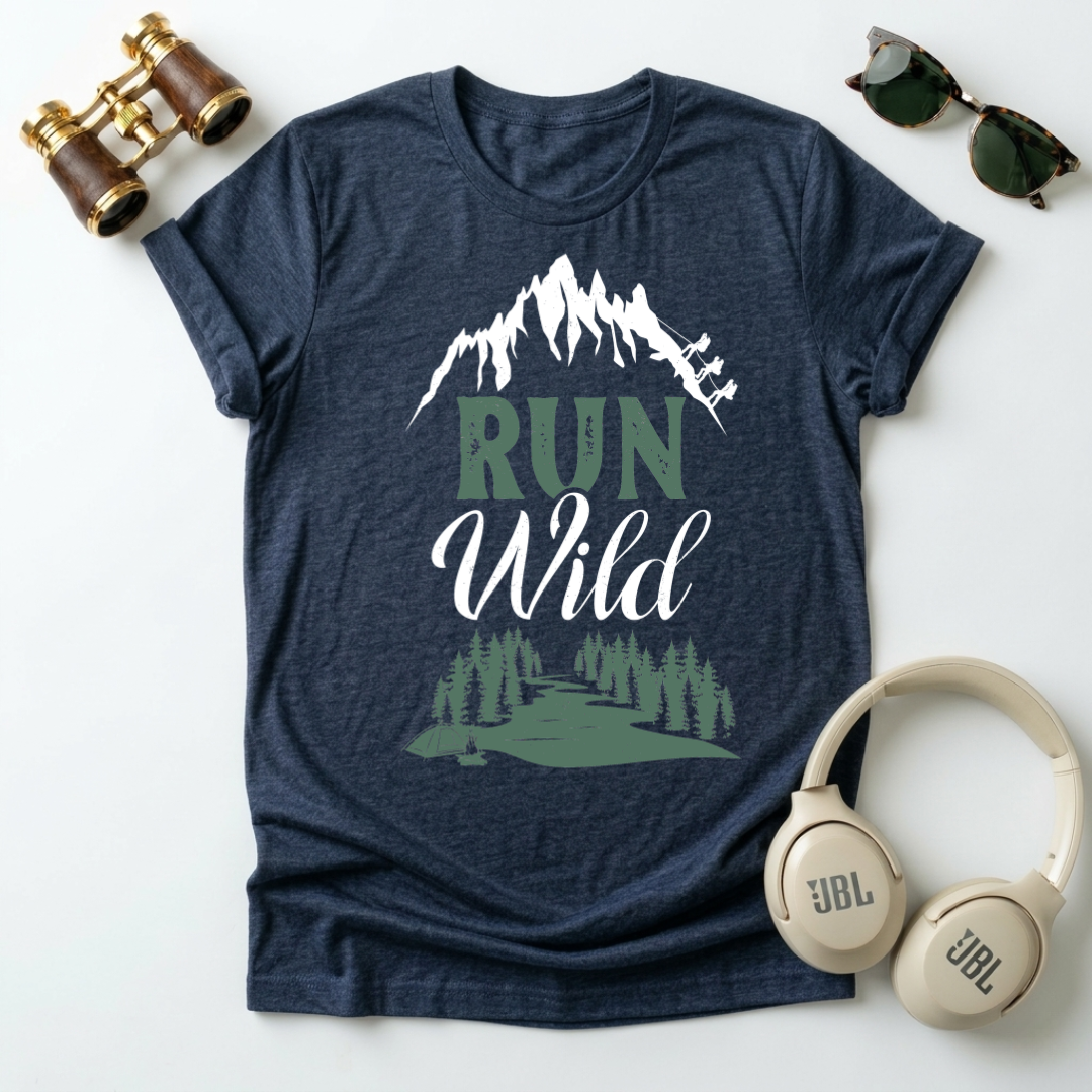 "Run Wild "Mountain Adventure Unisex T-Shirt