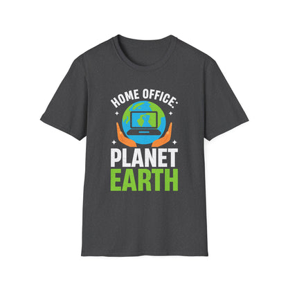 Home Office Planet Earth T-Shirt