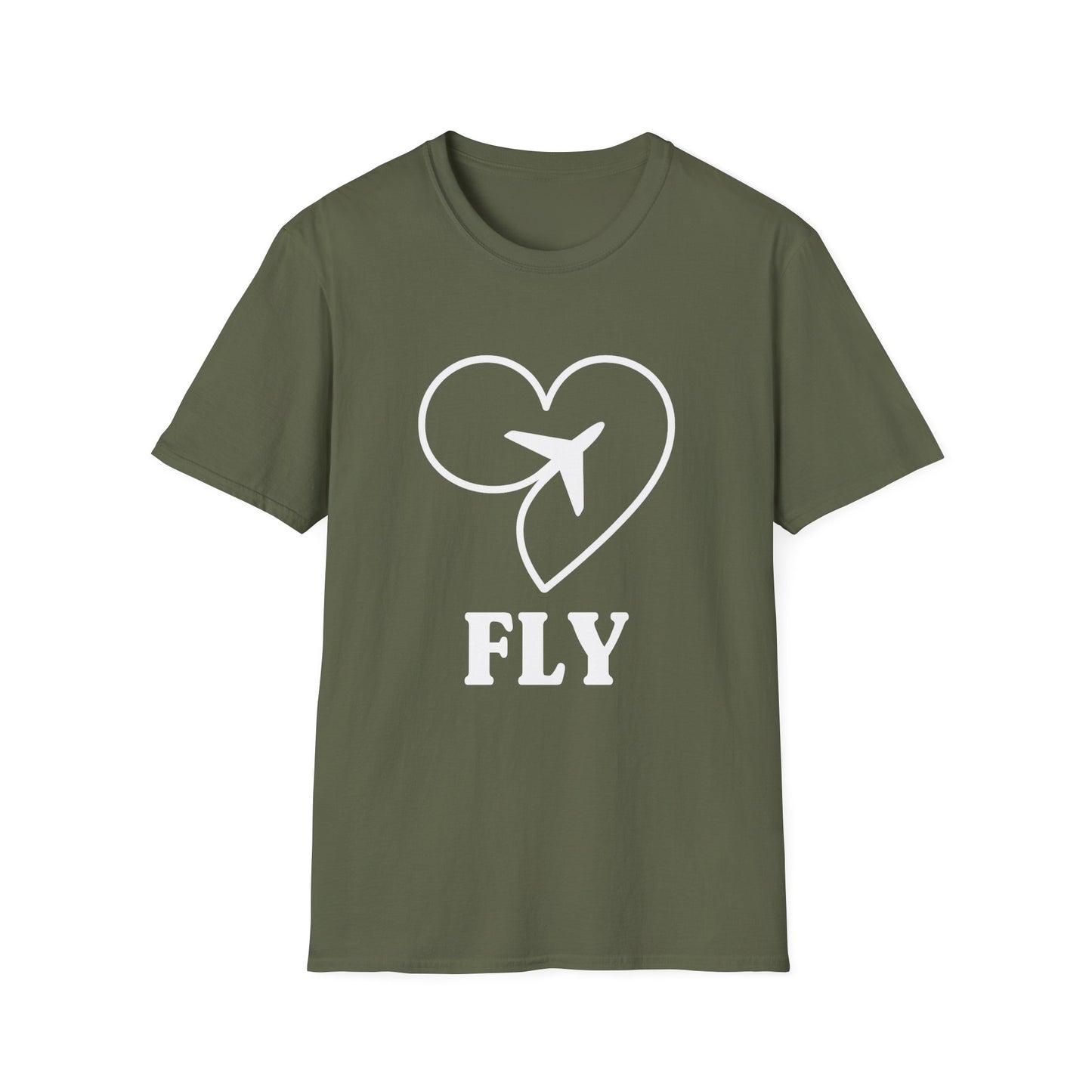 Heart & Plane Unisex Travel T-Shirt