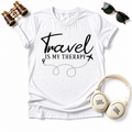 Travel Is My Therapy- Premium Unisex Tee