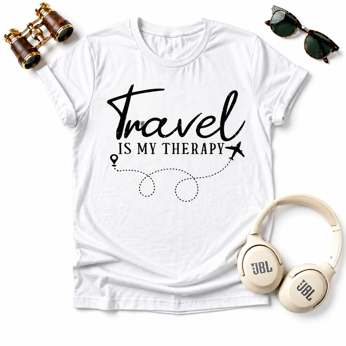 Travel Is My Therapy- Premium Unisex Tee